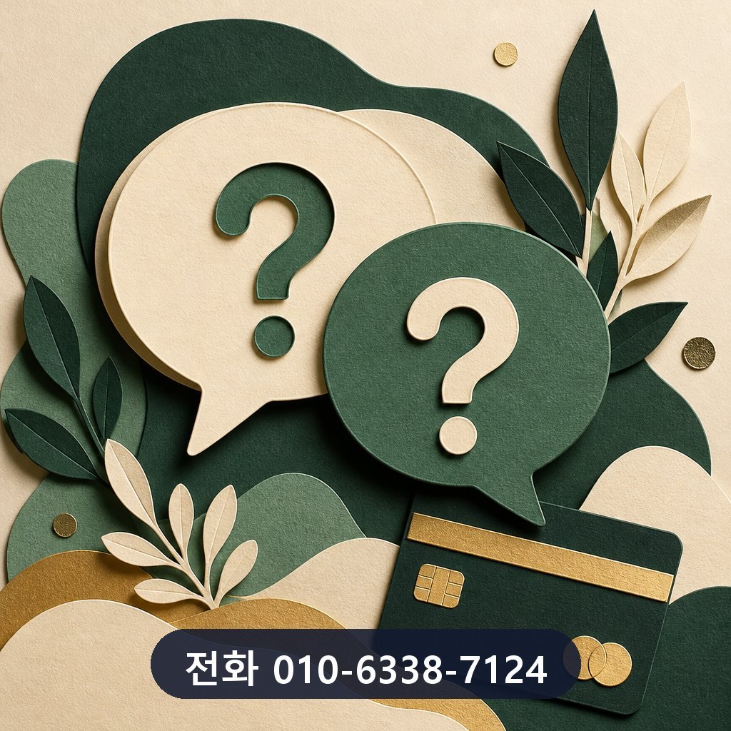 하나카드 현금화 자주 묻는 질문 이미지